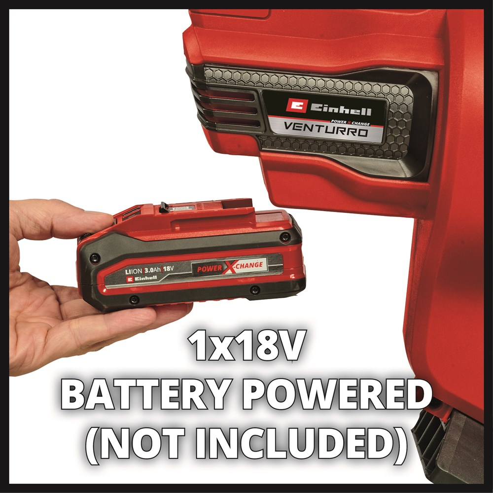 Einhell VENTURRO 18/210 Body Only 18V Power X-Change Leaf Blower / Vac