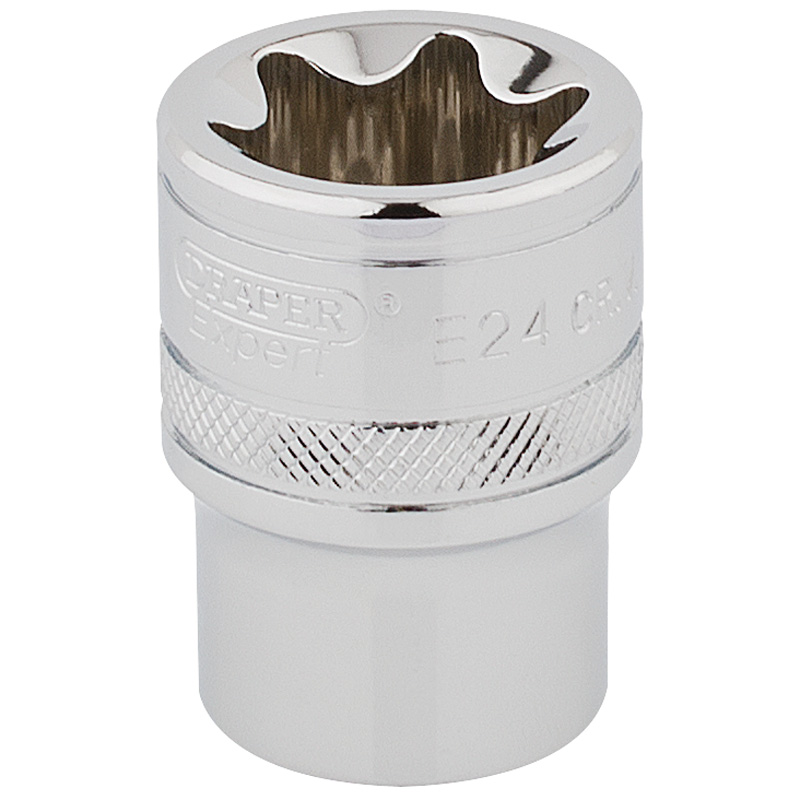 Draper 34402 TS12/B 1/2" Square Drive TX Star Socket (E24)
