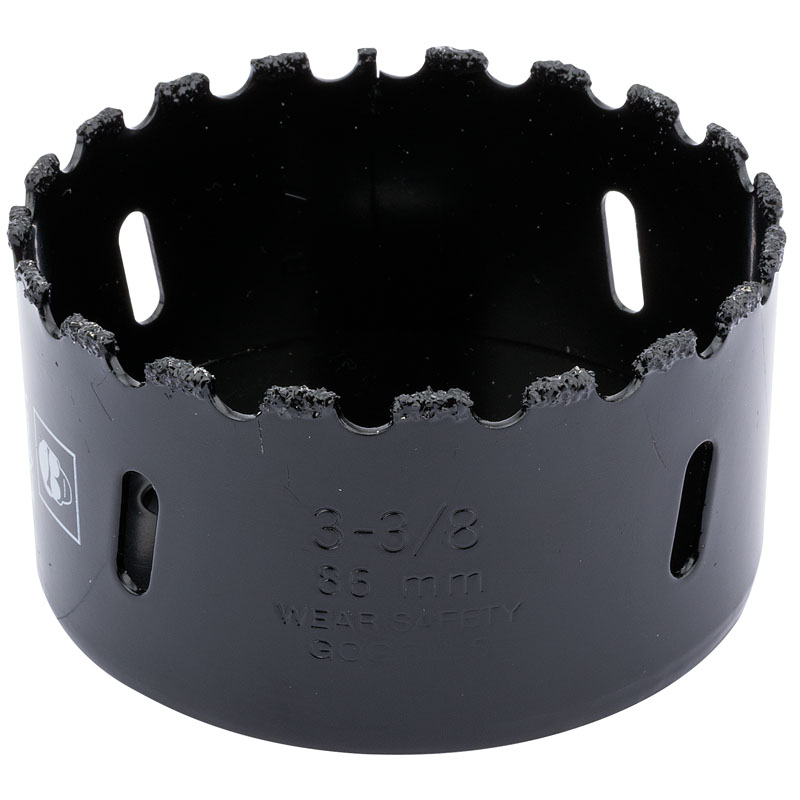 Draper 34961 TCGHSP Tungsten Carbide Grit Hole Saw, 86mm