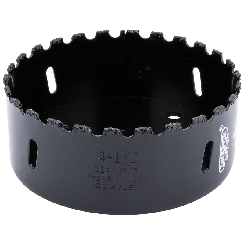 Draper 34969 TCGHSP Expert 114mm Tungsten Carbide Grit Hole Saw