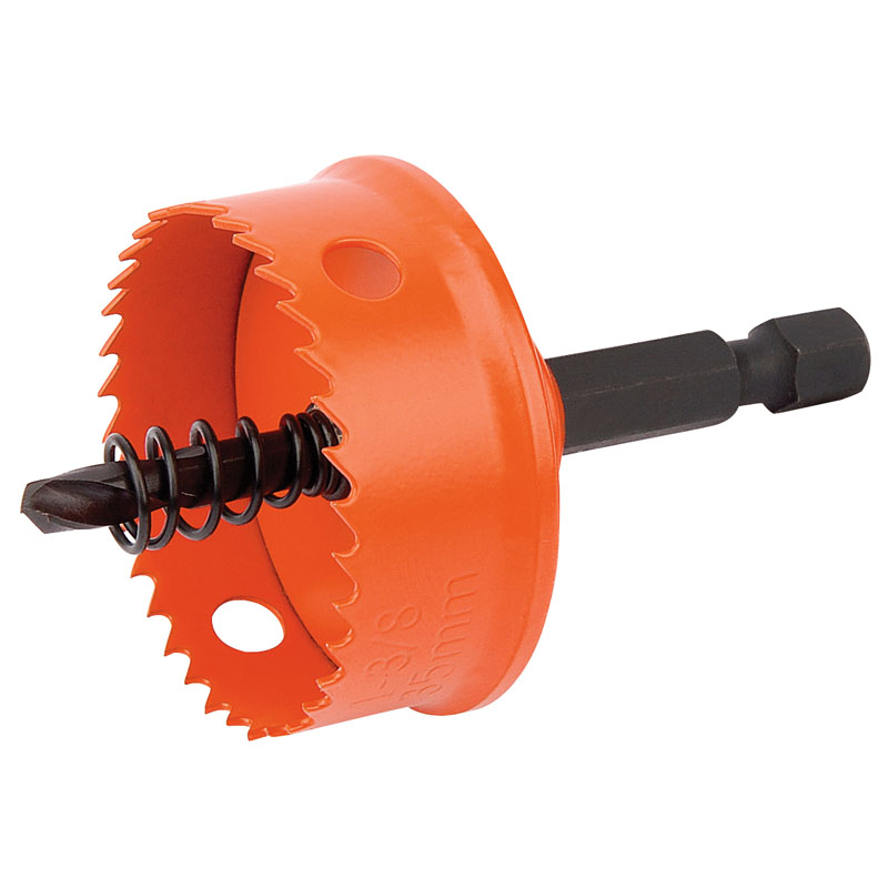 Draper 34988 HHSP Expert 35mm Bi Metal Hole Saw with Integrated Arbor