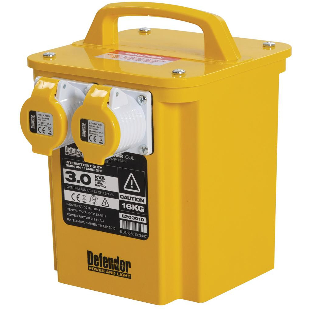 Defender 35022 110V Portable Transformer, 3kVA  E203010