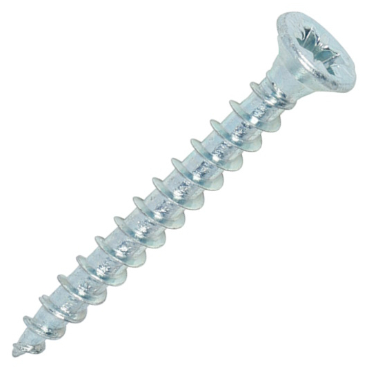 3.5mm x 30mm Solo Woodscrew PZ2 CSK - BZP (Box of 200) 35030SOLOZ Timco