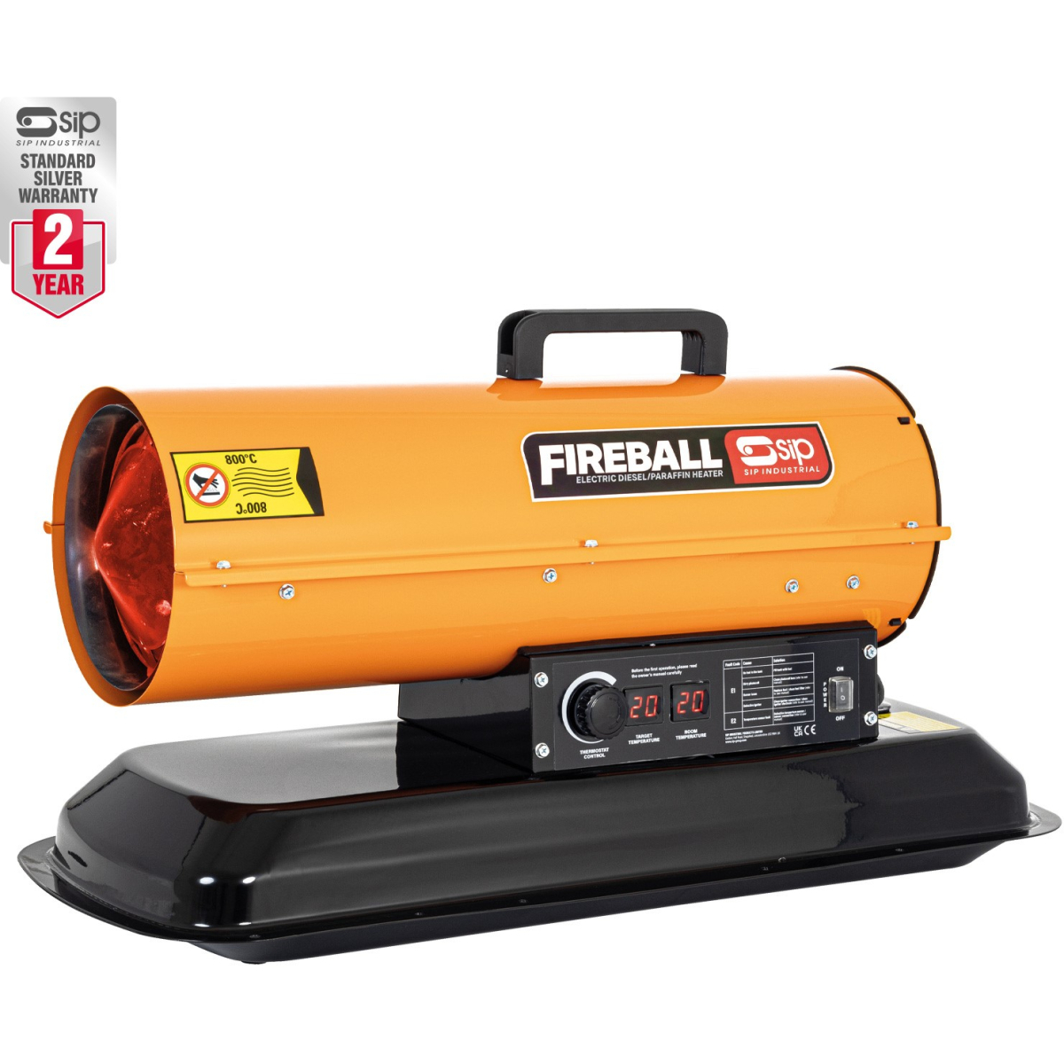 SIP 09591 FIREBALL XD75F Diesel/Paraffin Space Heater