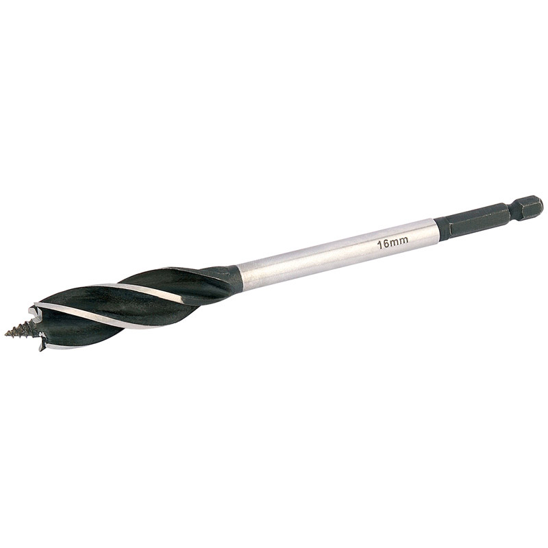 Draper 35096 AB4F Expert 4 Fluted 16 x 165mm 'Vortex' Auger Bits
