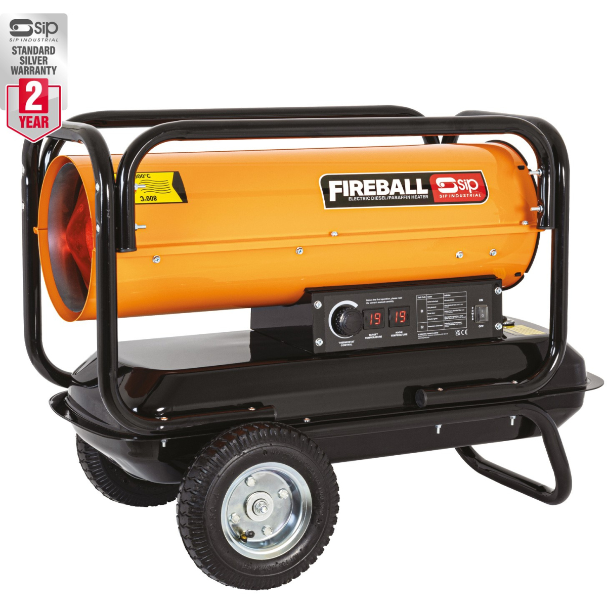 SIP 09592 FIREBALL XD75 Diesel/Paraffin Space Heater