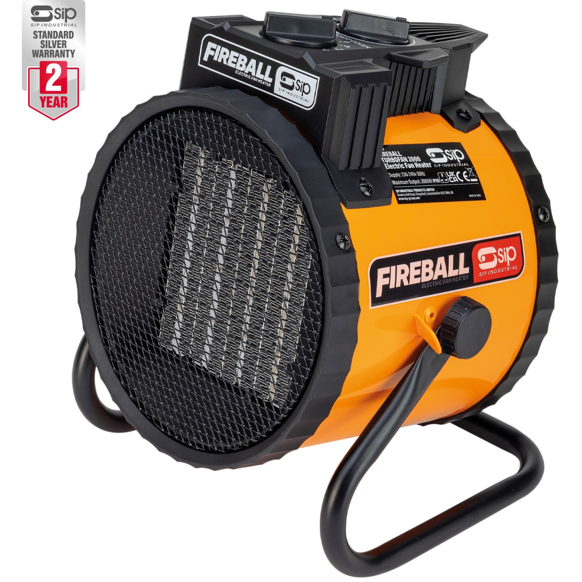 SIP 09128 FIREBALL Turbofan 2000 Electric Fan Heater