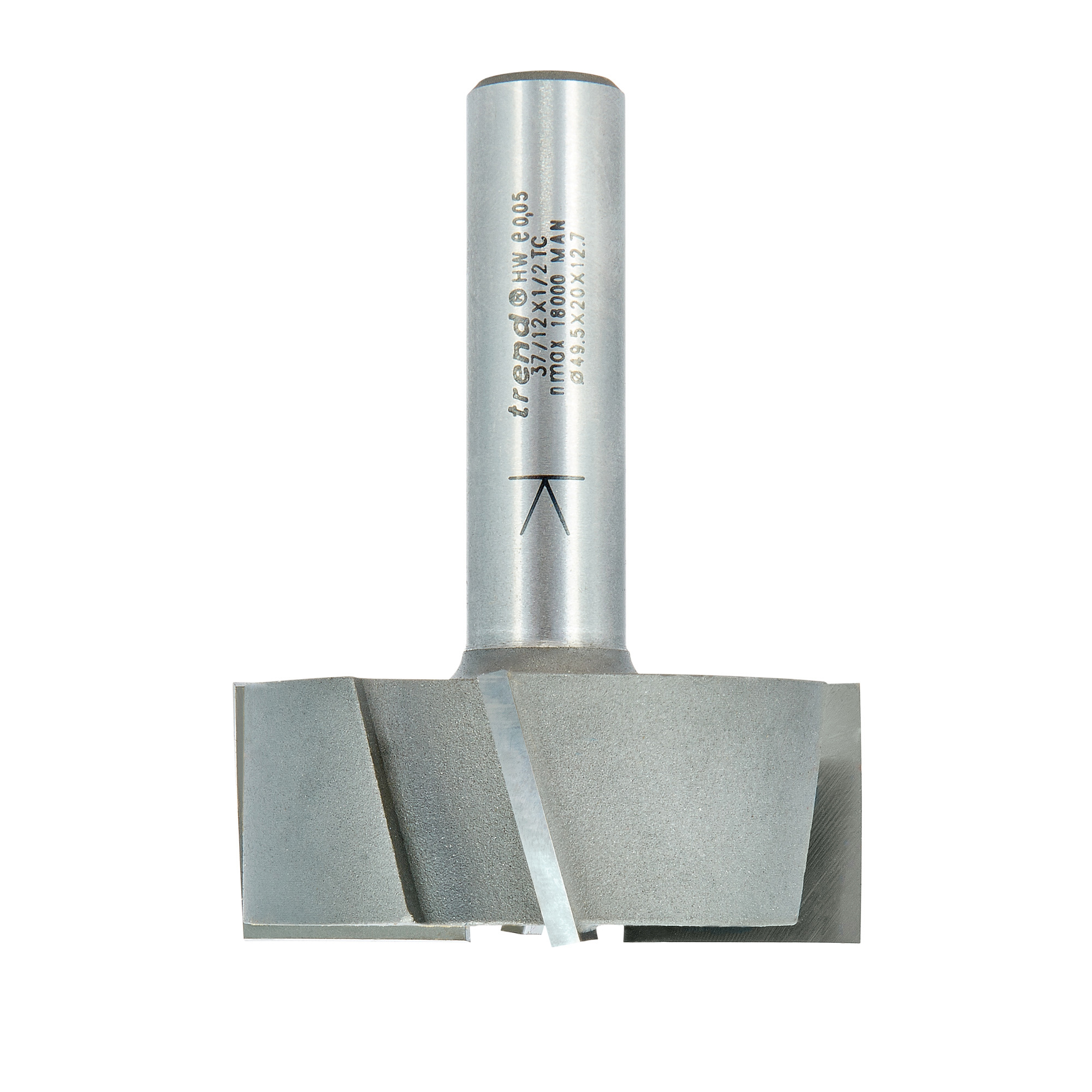 Trend 37/12X1/2TC Tenon cutter 50.8mm dia x 20mm cut