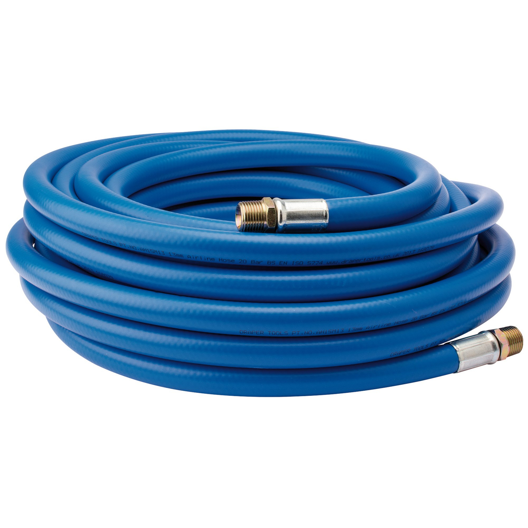 Draper 38344 AH15M13 15M 1/2" BSP 13mm Bore Air Line Hose