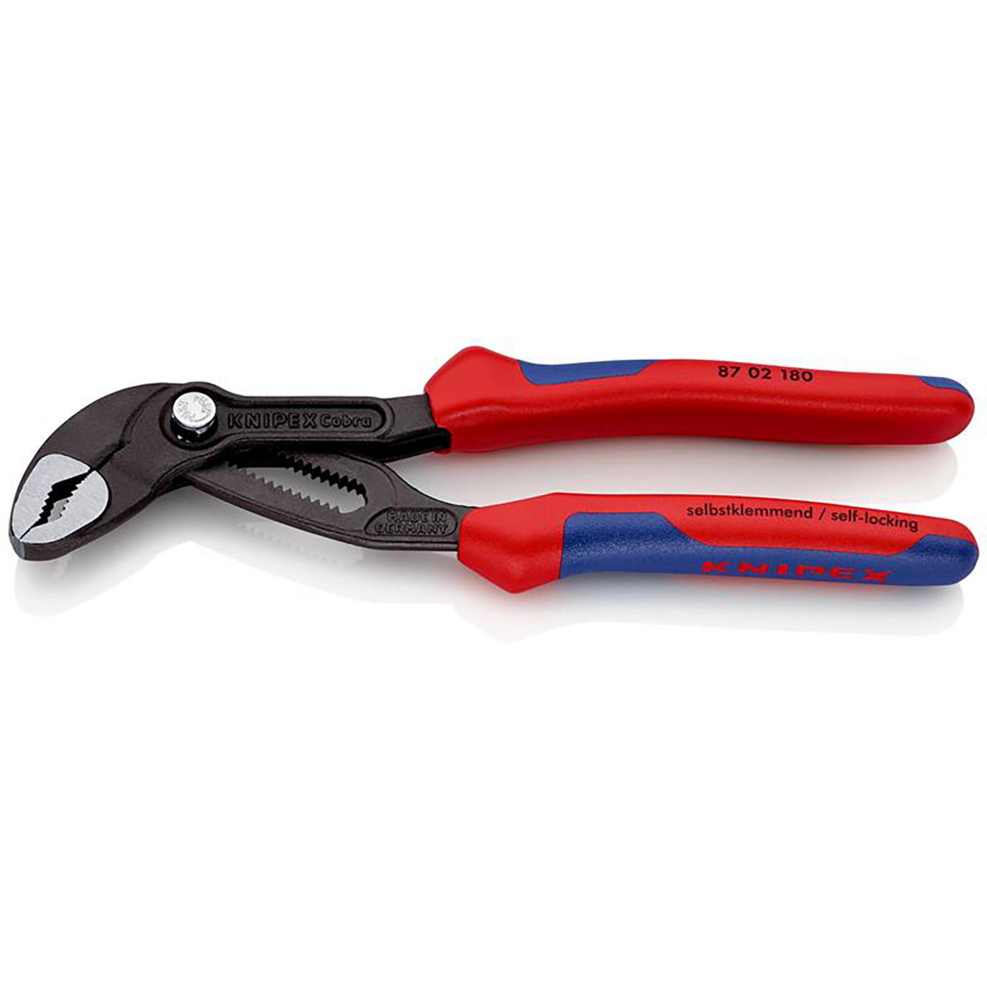 Knipex 87 02 180 SB 87 02 180 Sb Cobra&#174; High Tech Water Pump Pliers, 180mm 38381