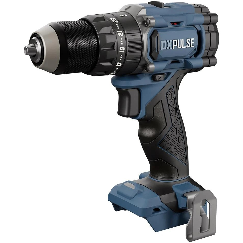 DXPULSE 39659 18V Brushless LCD Display Combi Drill Kit with 2x 2Ah Batteries