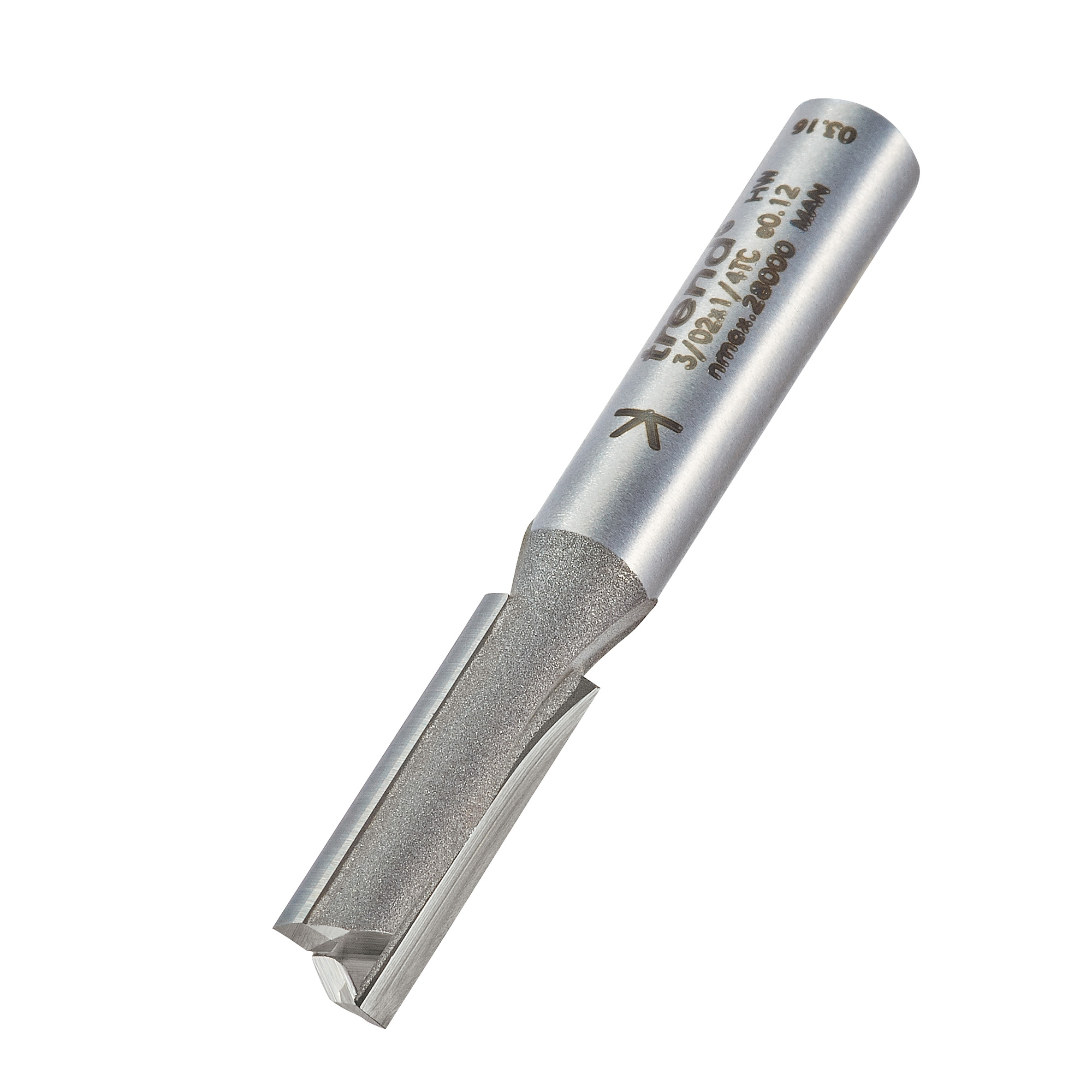 Trend 3/02X1/4TC Two flute cutter 6.3mm diameter