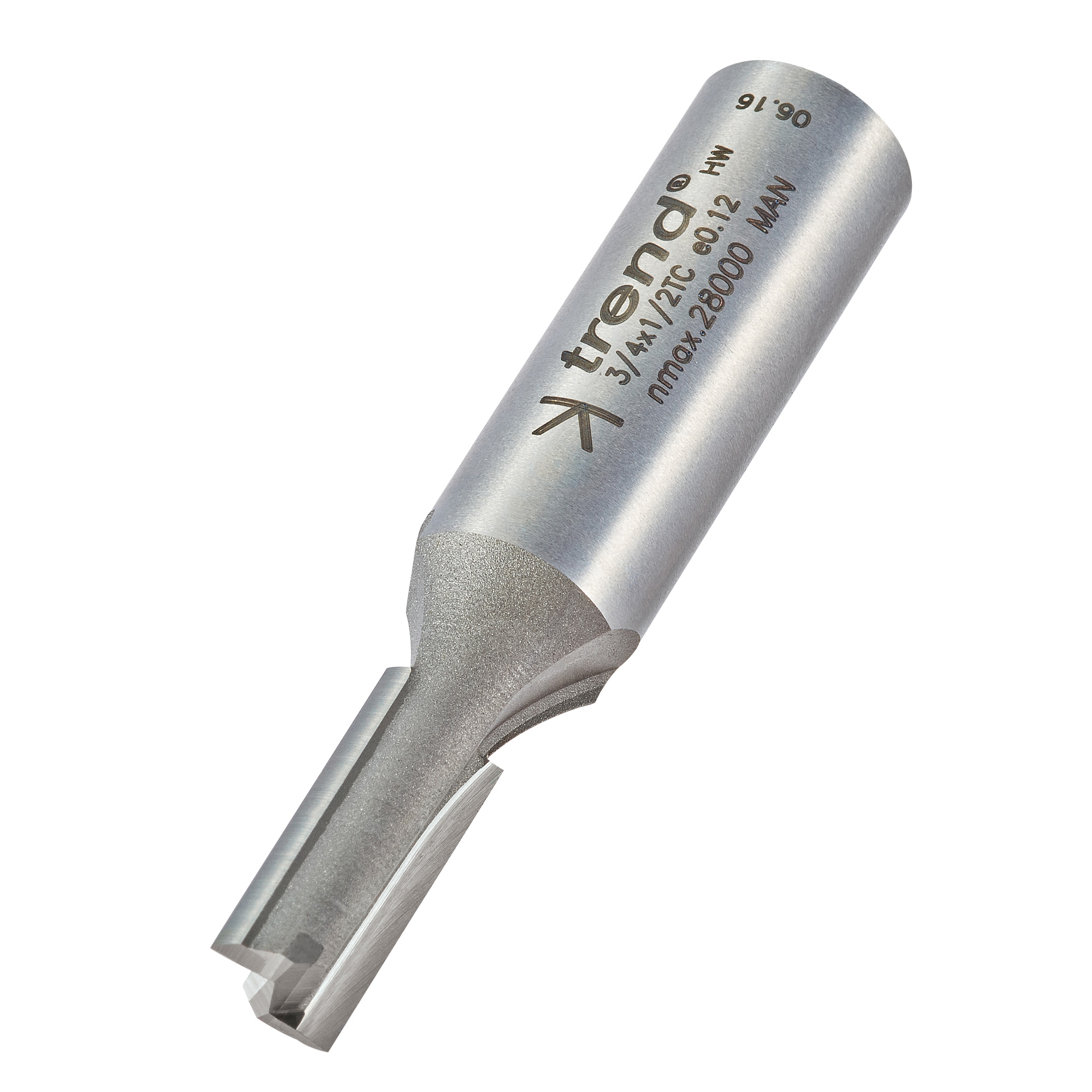 Trend 3/4X1/2TC Two flute cutter 8mm diameter