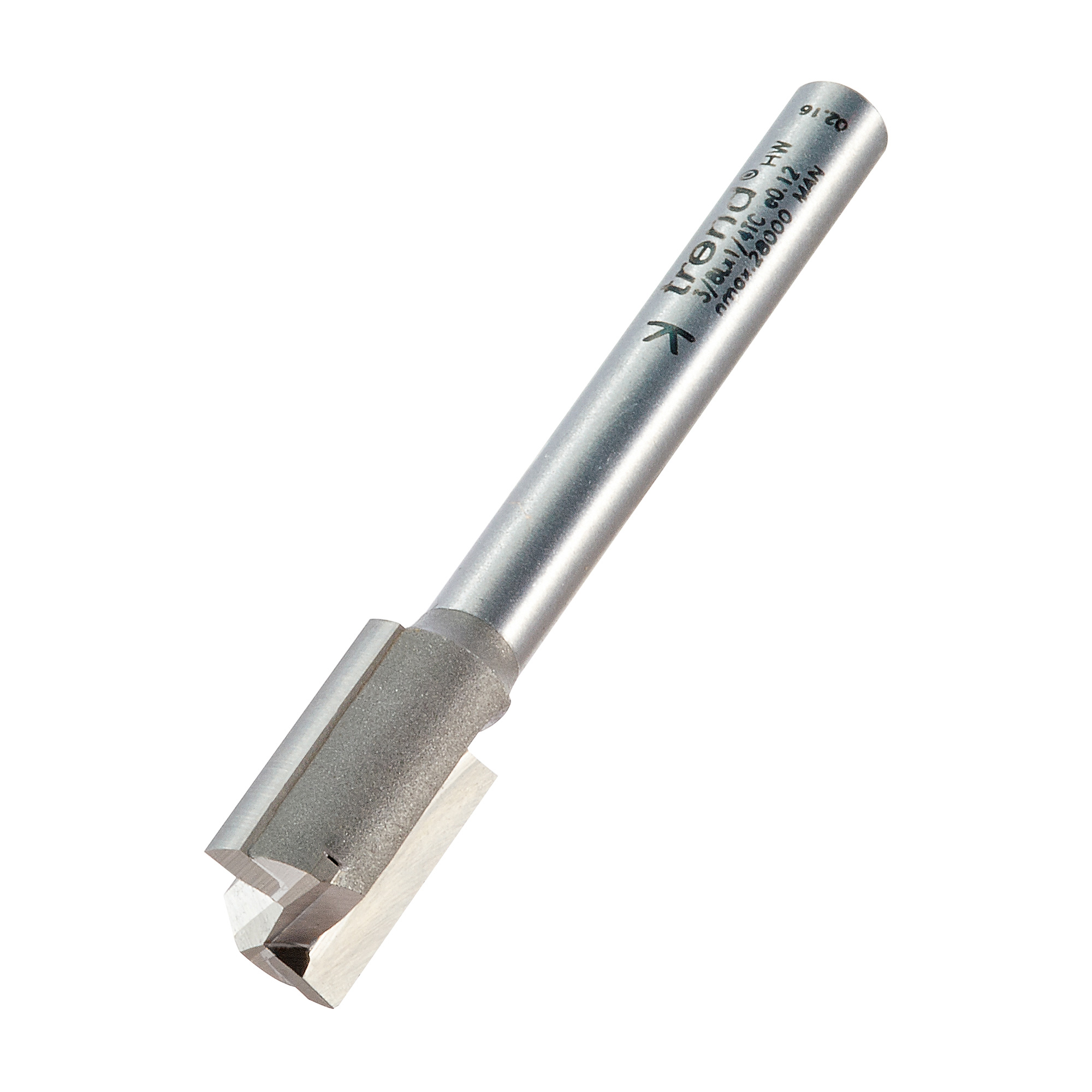 Trend 3/8LX1/4TC Two flute cutter 12mm diameter