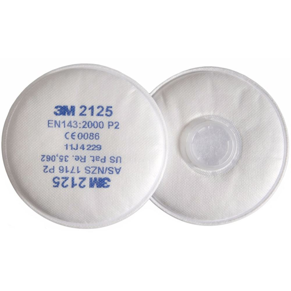 3M 2125 P2R Particulate Filters (Pair) for 6000/7500 Masks