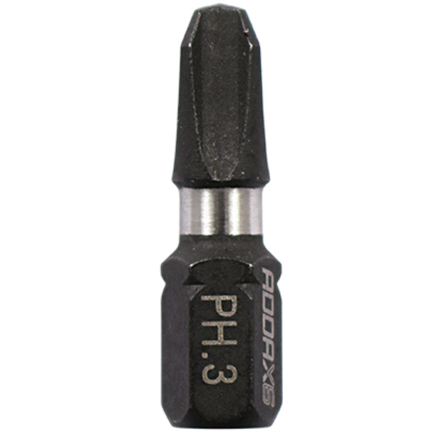 Addax PH3 x 25mm Impact Quality Screwdriver Bits , PK10