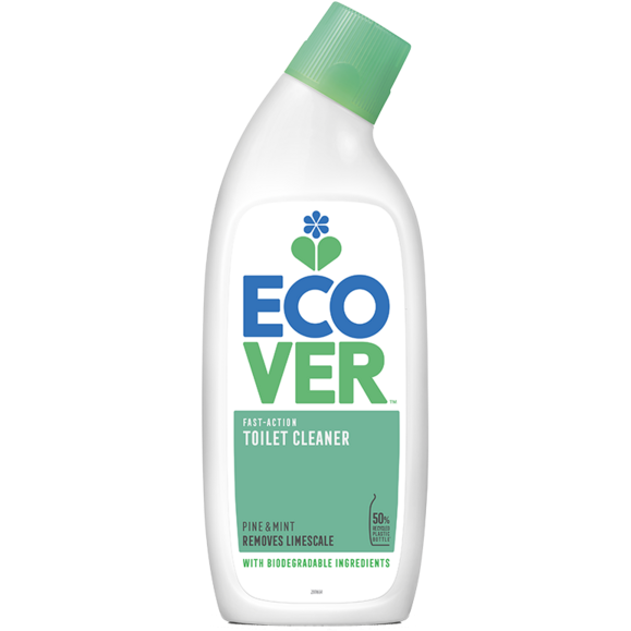 SC Johnson 4003740 ECOVER® Pine and Mint Toilet Cleaner (Case x 6  750ml Easy Pour Bottles)
