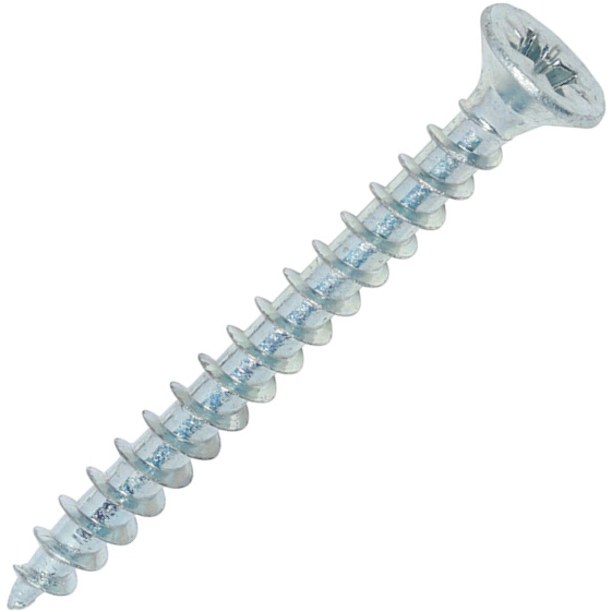 4.0mm x 40mm Solo Woodscrew PZ2 CSK - BZP (Box of 200) 40040SOLOZ Timco