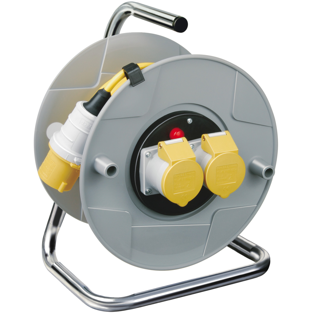Brennenstuhl 1098743 AK 260 Cable Reel 110V 16A 2-Socket 25m