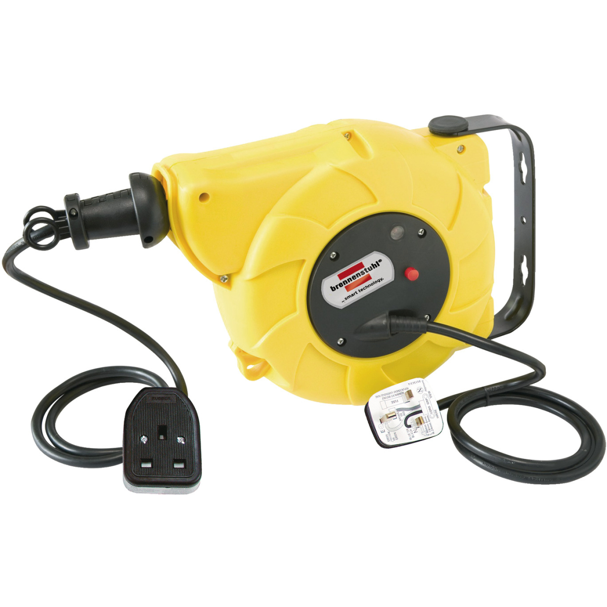 Brennenstuhl 023300 Auto Cable Reel 240V 13A 1-Socket 9+2m PVC Cable
