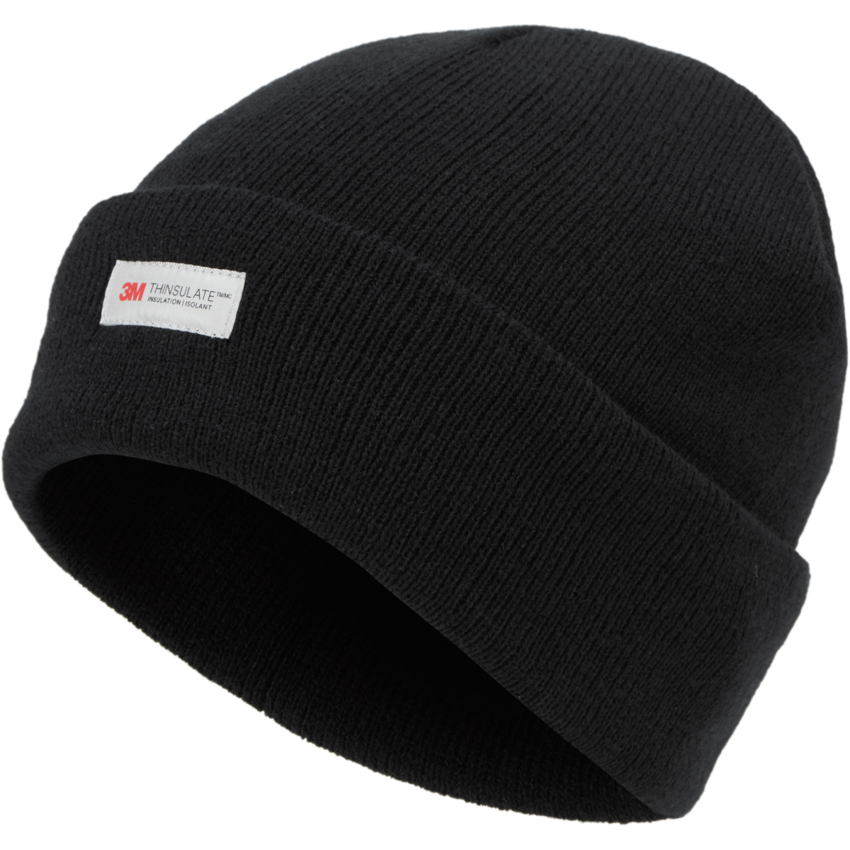 Fort Essentials 401 Thinsulate Knitted Watch Hat - Black
