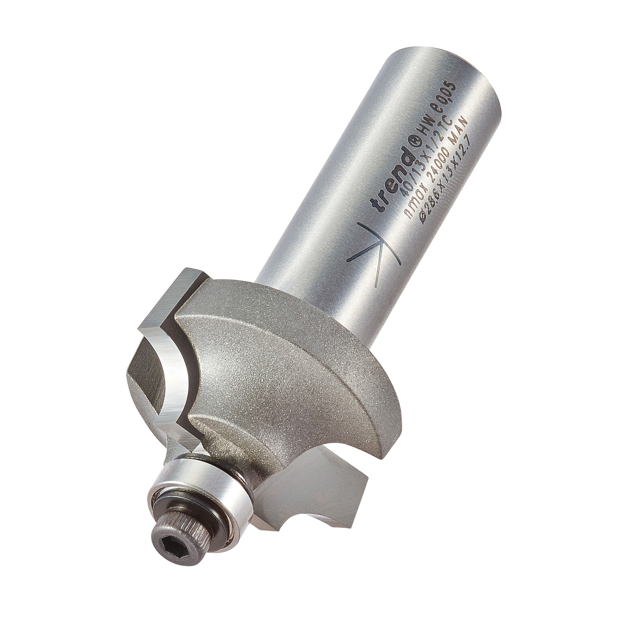 Trend 40/13X1/2TC Bearing guided ovolo cutter 6.3mm radius