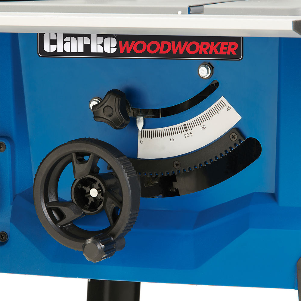 Clarke 6500749 CTS18 250mm Table Saw with Stand & Extendable Work Table 1800W (230V)