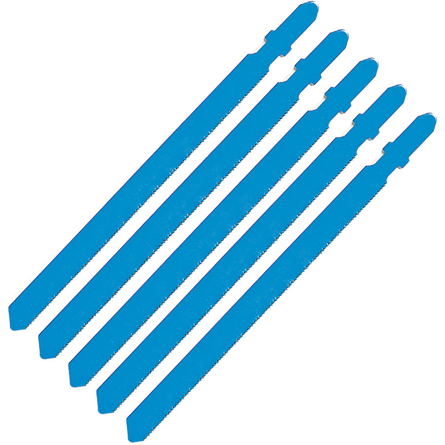 Clarke 6462187 10 TPI Clean Cut Jigsaw Blades for Wood Pack x 5