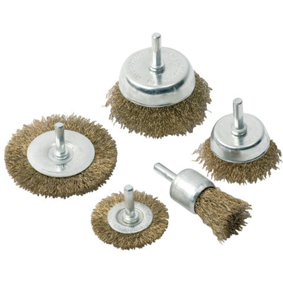 Clarke 1801563 5 Piece Wire Brush Set