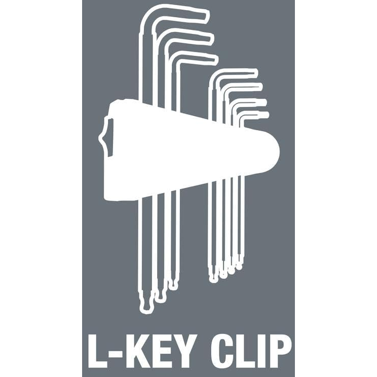Wera 05073596001 950/9 Hex-Plus 6 SB L-key set, metric, BlackLaser, 9 pieces