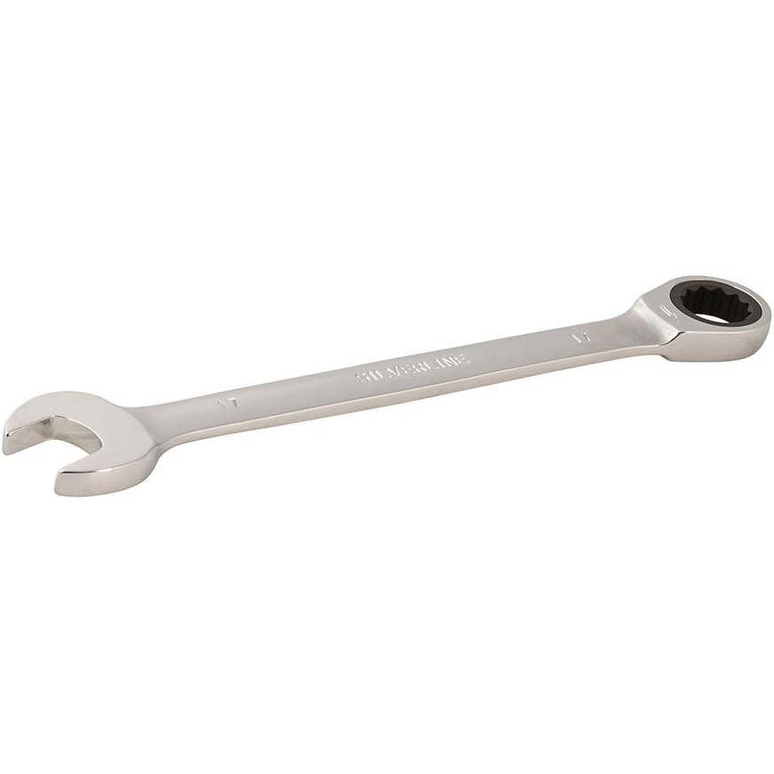 Silverline 783122 Fixed Head Ratchet Spanner 17 mm