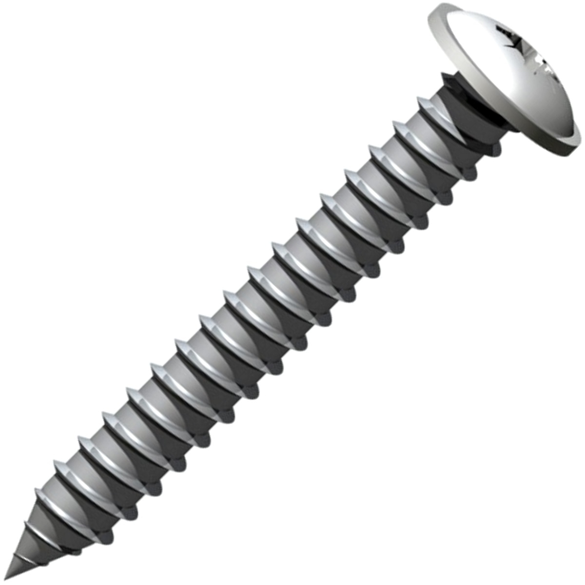 Timco 4295CFASS Stainless Steel 4.2 x 9.5 (8 x 3/8) PZ2 Self Tapping Flange Head Screw (Box of 200)