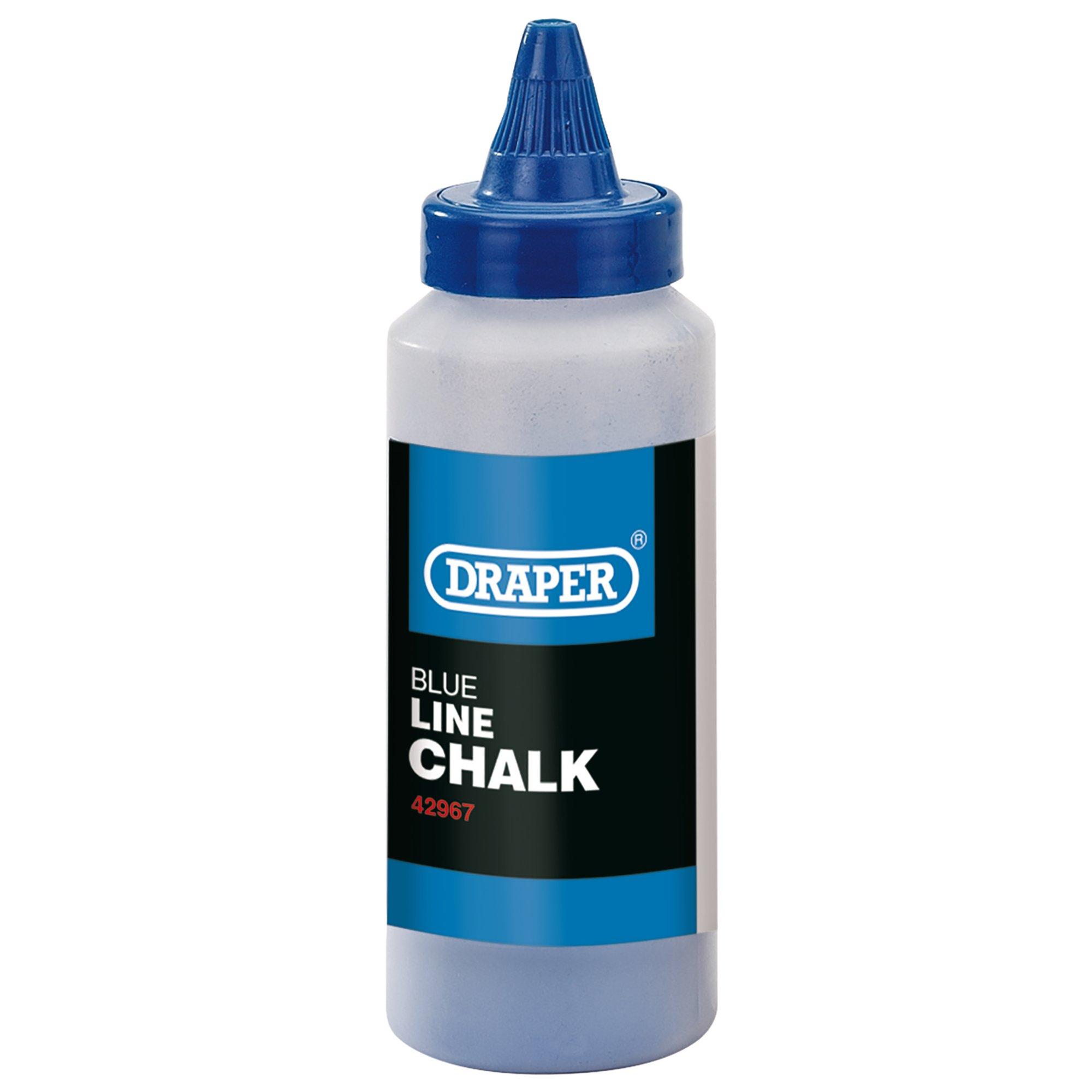 Draper 42967 LCB/H 115g Plastic Bottle of Blue Chalk for Chalk Line