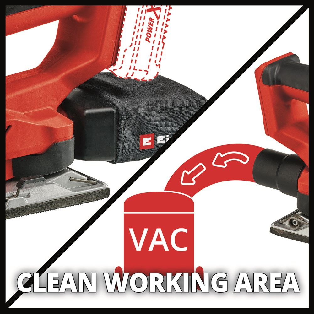 Einhell TE-OS 18/230 Li - Solo Body Only 18V Power X-Change 1/2 Sheet Sander