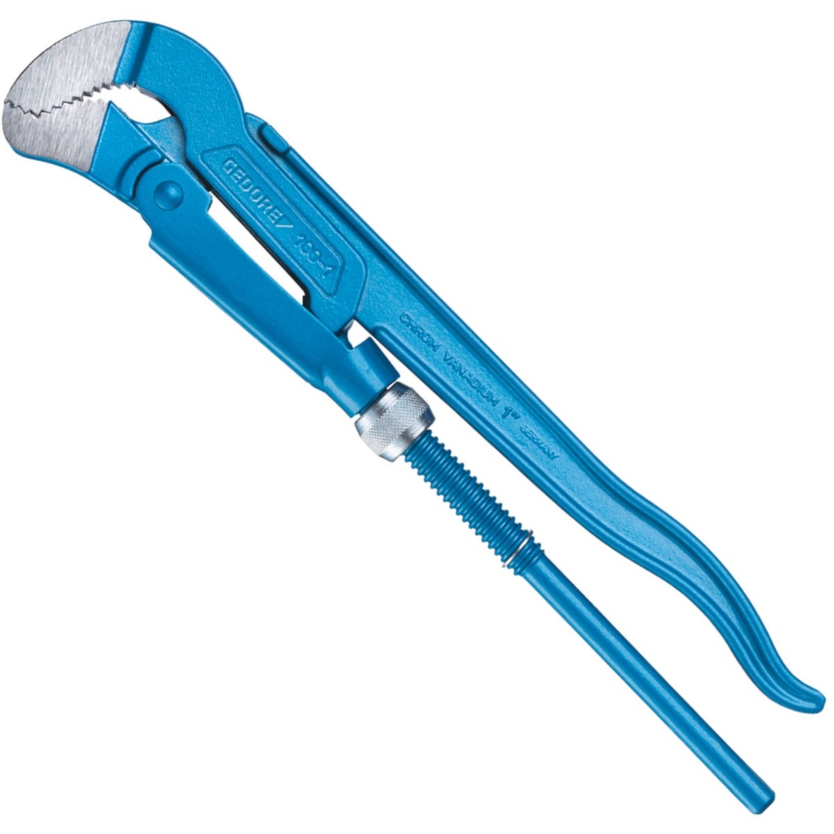 Gedore 4500220 1.1/2" Elbow Pipe Wrench ECK-SCHWEDE-Snap® - the Swedish Original 100 1 1/2