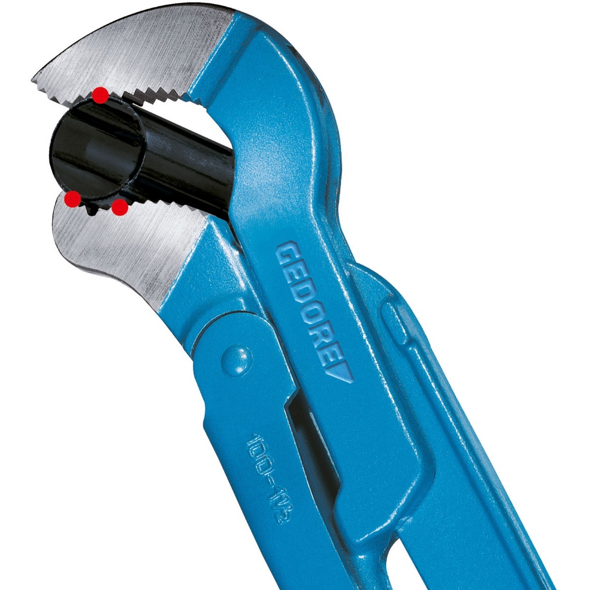 Gedore 4500220 1.1/2" Elbow Pipe Wrench ECK-SCHWEDE-Snap® - the Swedish Original 100 1 1/2