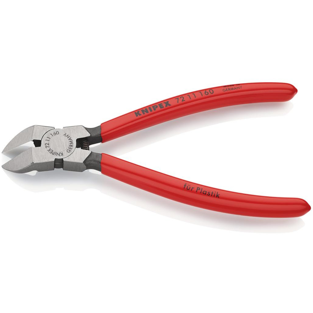 KNIPEX 72 11 160 Plastic Cutters, 160mm