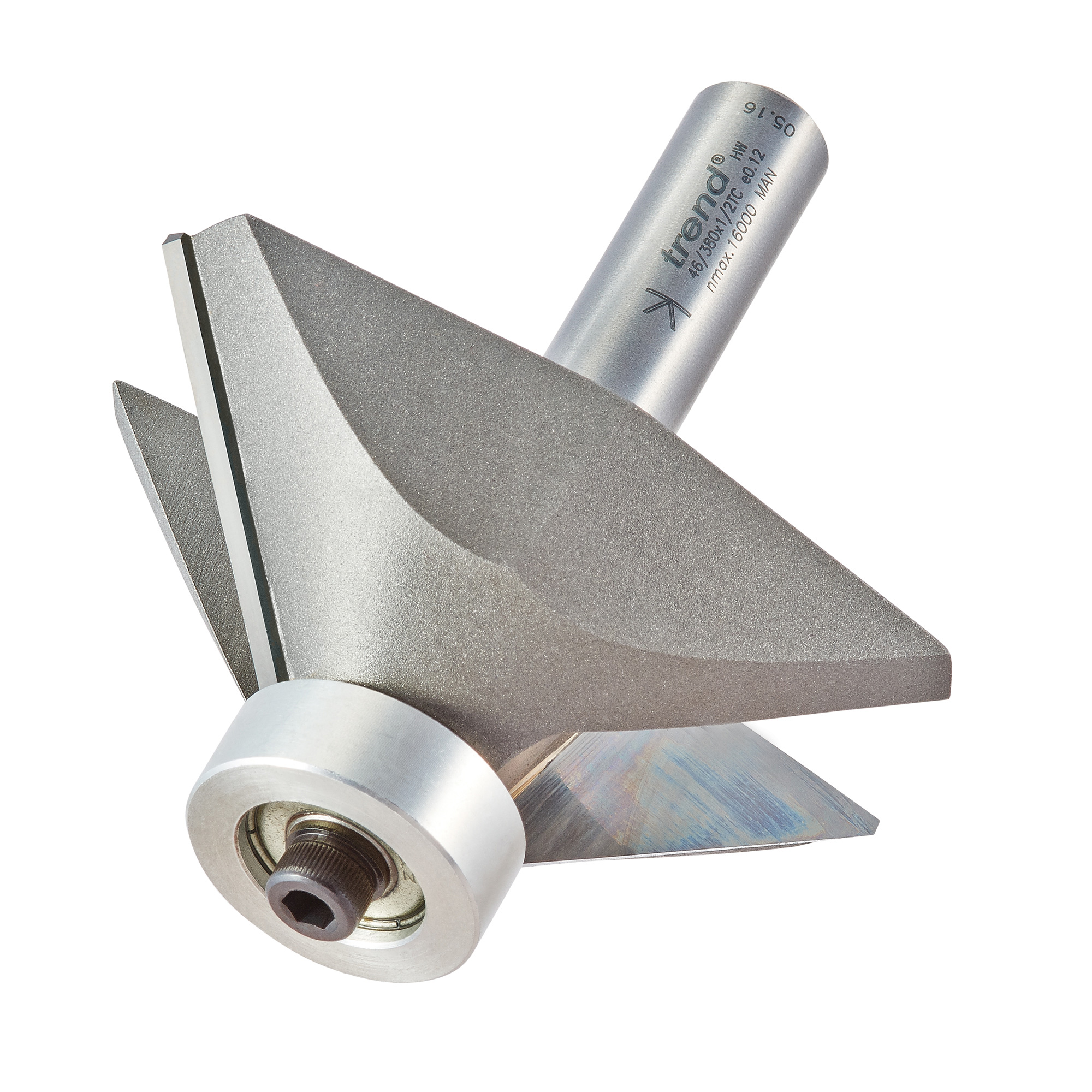 Trend 46/380X1/2TC Bearing guided chamfer cutter 45 degrees