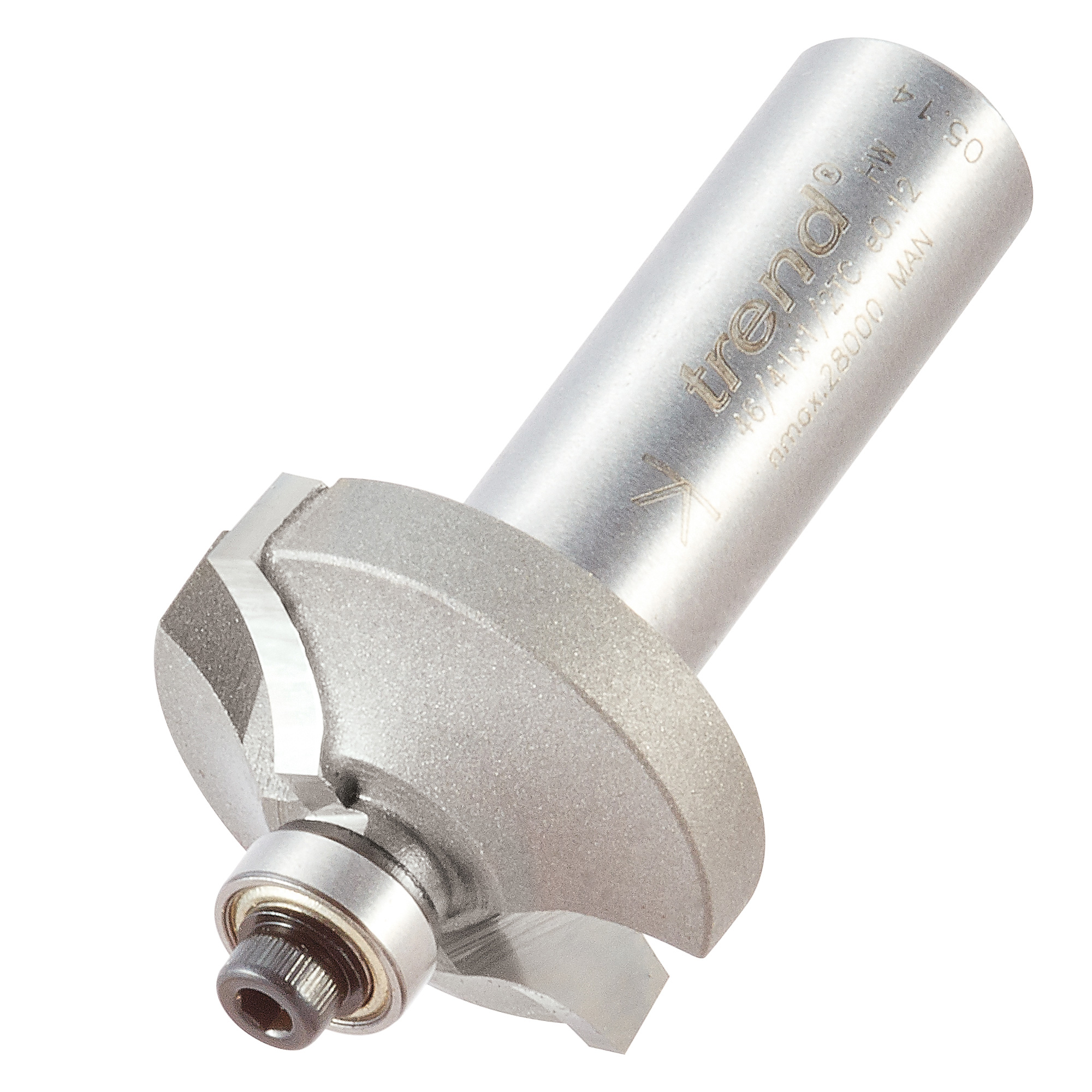 Trend 46/41X1/2TC Guided flat ovolo cutter 12mm radius