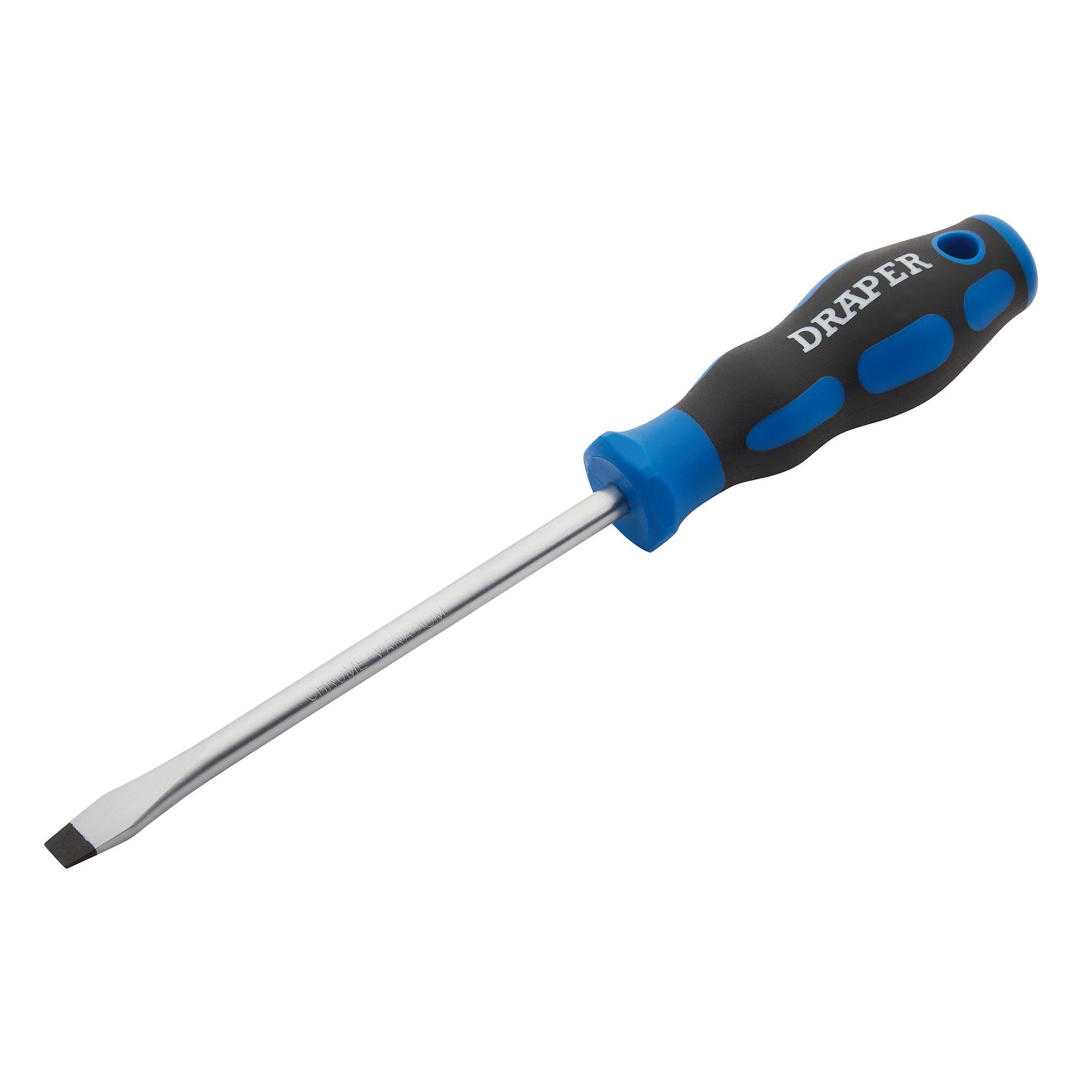 Draper 48924 865 8.0 x 150mm Soft Grip Plain Slot Screwdriver