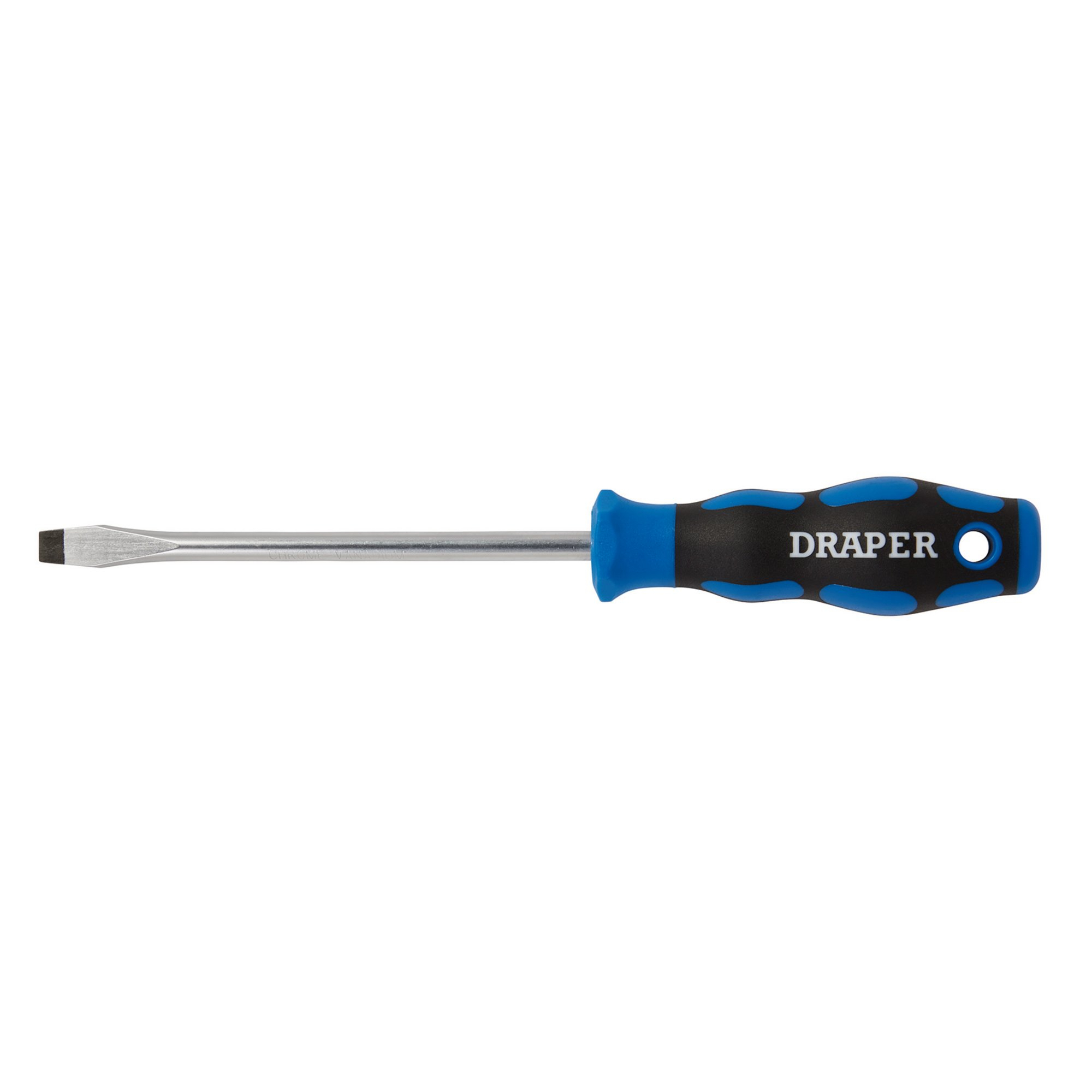Draper 48924 865 8.0 x 150mm Soft Grip Plain Slot Screwdriver