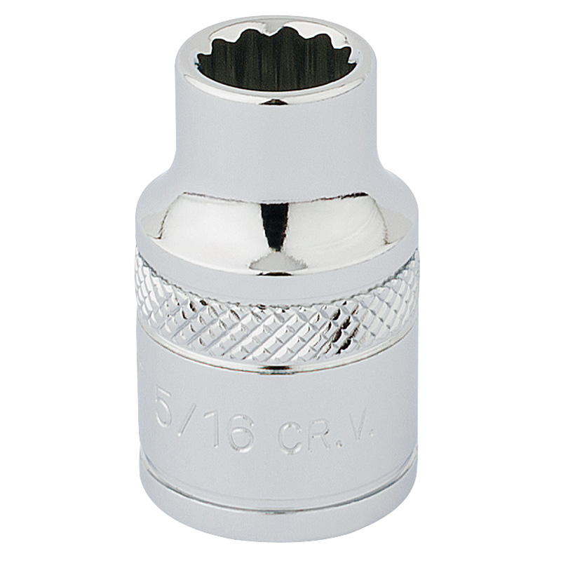 Draper 49016 D-AF 3/8" Square Drive Hi Torq&#174; 12 Point Socket (5/16")