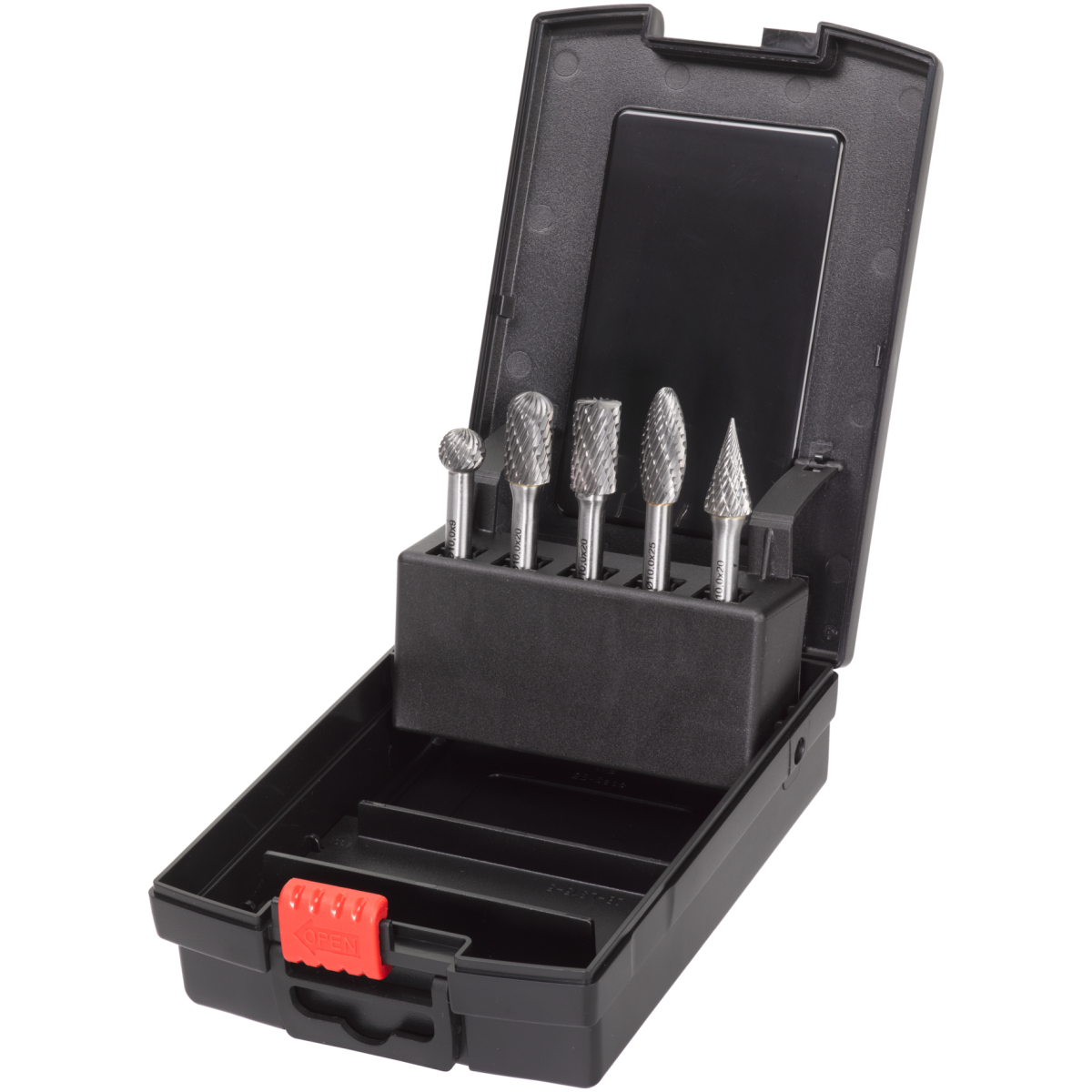 Milwaukee 4932493577 Carbide Burr Set 5 Piece 10mm Diameter x 6mm Shank