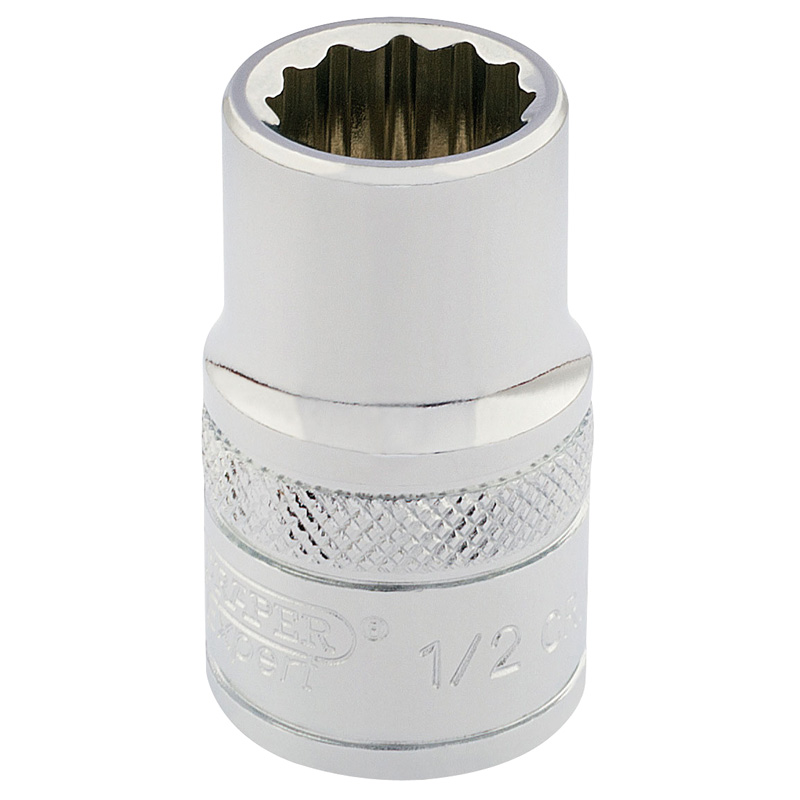 Draper 49387 D-AF 3/8" Square Drive Hi Torq&#174; 12 Point Socket (1/2")