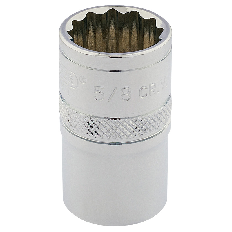 Draper 49459 D-AF 3/8" Square Drive Hi Torq&#174; 12 Point Socket (5/8")