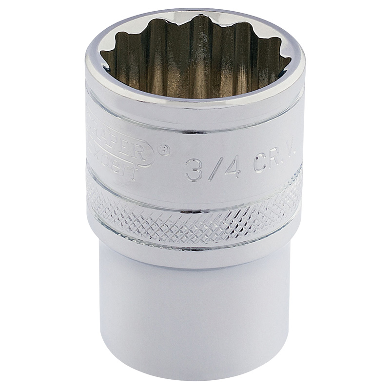 Draper 49481 D-AF 3/8" Square Drive Hi Torq&#174; 12 Point Socket (3/4")