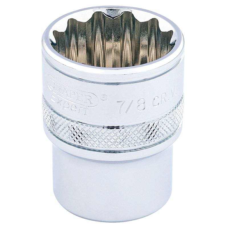 Draper 49483 D-AF 3/8" Square Drive Hi Torq&#174; 12 Point Socket (7/8")