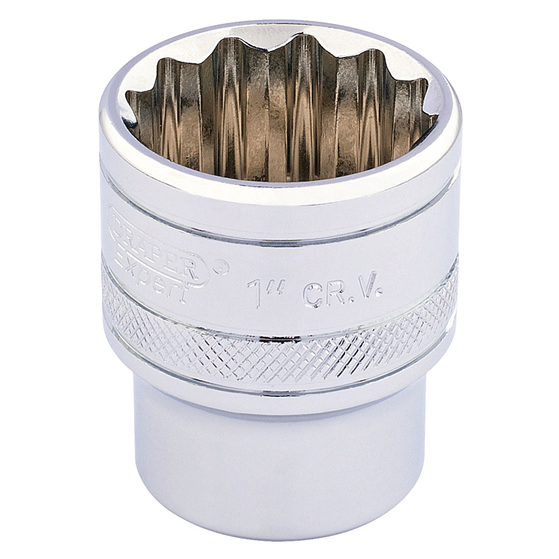 Draper 49484 D-AF 3/8" Square Drive Hi Torq&#174; 12 Point Socket (1")