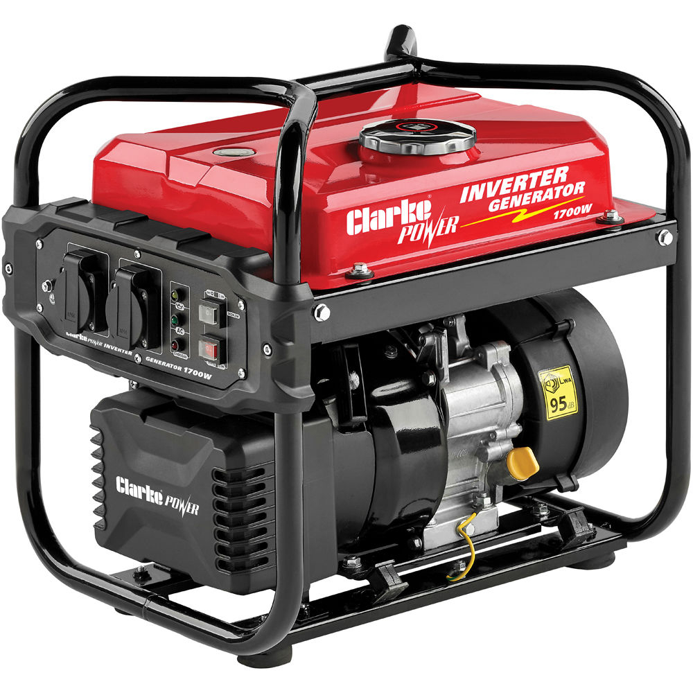Clarke 8877095 IG1700F 1.7kW Open Frame Inverter Petrol Generator