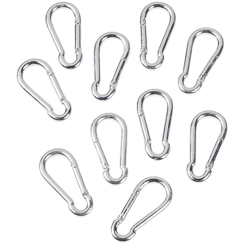 Clarke 1801947 CHT947 10 piece 60mm Snap Hook Set